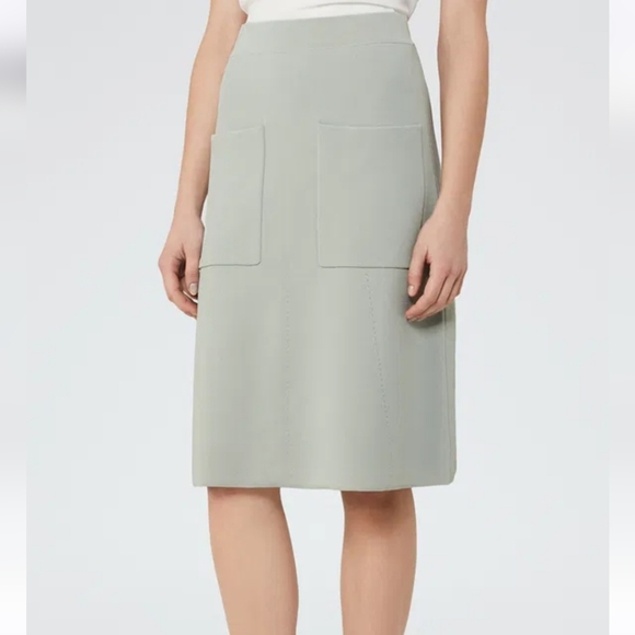 Reiss Dresses & Skirts - Reiss Bridgette Knitted A-Line Skirt Pepermint-Green Size 2